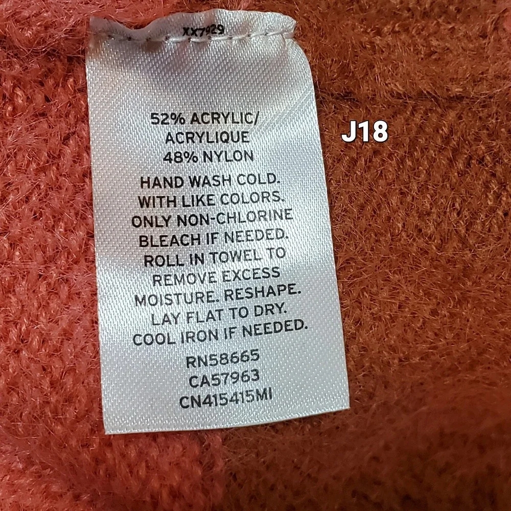 Caslon Chenille Multi Color Rainbow Striped Cowl Neck Sweater Sz S Acadamia NWT‎